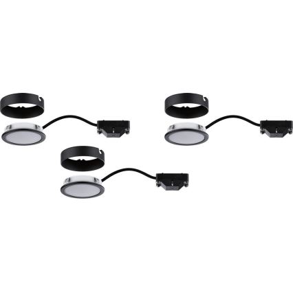 Paulmann 99990 - KIT 3xLED/3,5W Möbelbelysning PUKK 230V