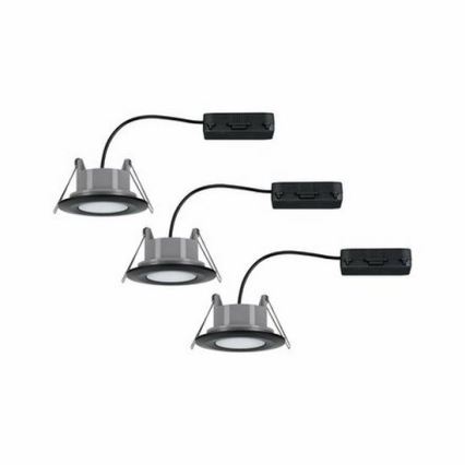 Paulmann 99991 - KIT 3xLED/6W IP65 Badrum infälld lampa CALLA 230V