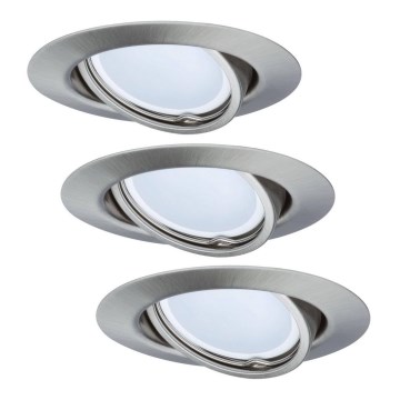 Paulmann - TIP 3974 - SET 3xLED/4,9W Infälld Belysning COIN 230V