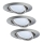 Paulmann - TIP 3974 - SET 3xLED/4,9W Infälld Belysning COIN 230V