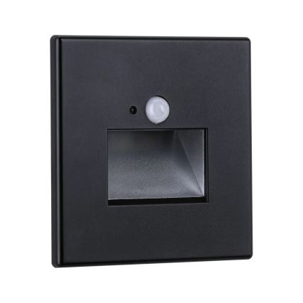 Paulmann  93135 - LED/1,2W Trappbelysning med sensor EDGE 230V svart