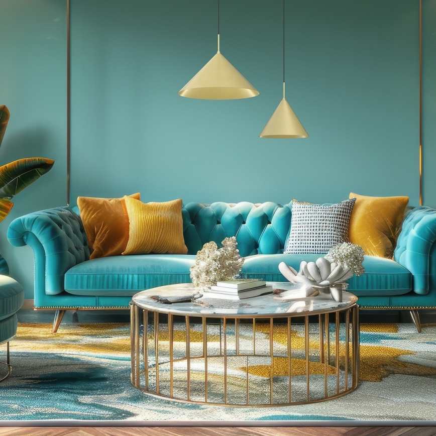 Pendel med kabel CAPITAL 1xGX53/15W/230V Ø 32 cm guld