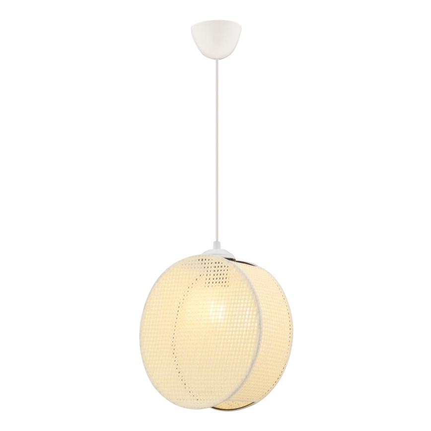Pendel med kabel DRUM 1xE27/60W/230V krämvit
