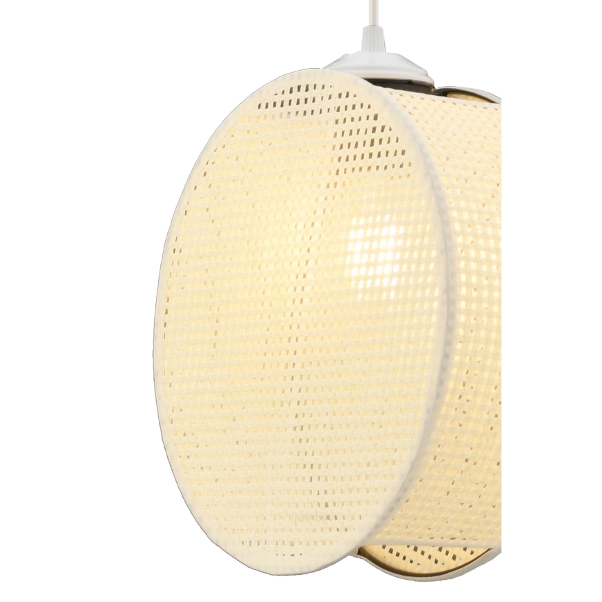 Pendel med kabel DRUM 1xE27/60W/230V krämvit