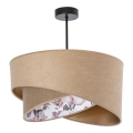Pendelkrona 1xE27/60W/230V beige