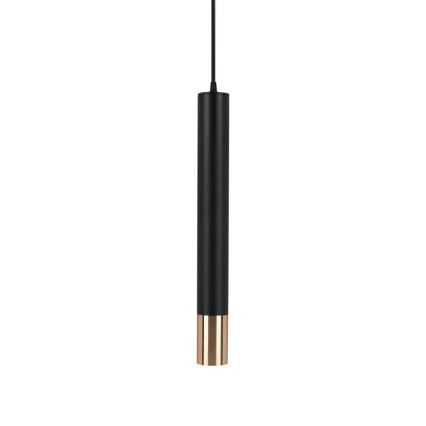 Pendelkrona 1xGU10/35W/230V 50 cm svart/gyllene