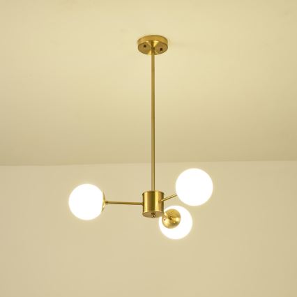 Pendelkrona 3xE27/40W/230V mässing