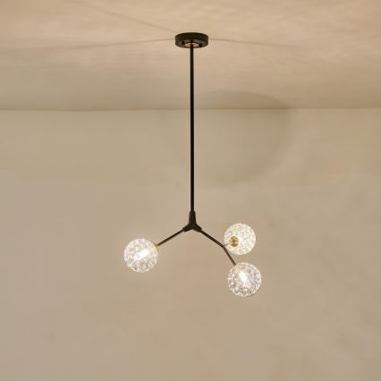 Pendelkrona 3xG9/15W/230V grå