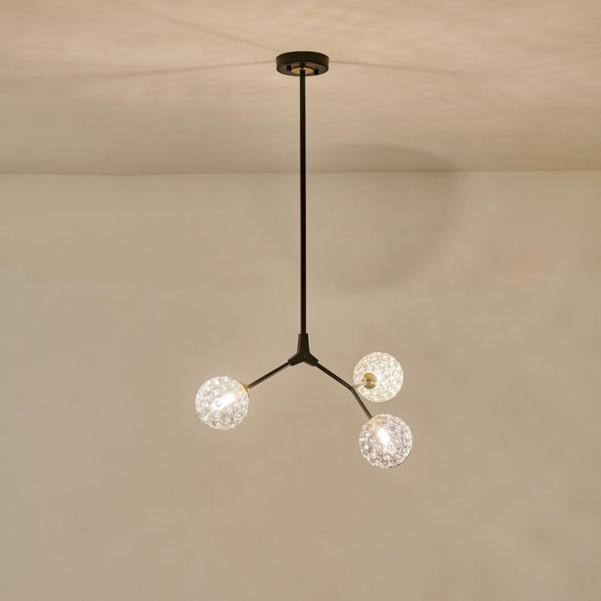 Pendelkrona 3xG9/15W/230V grå