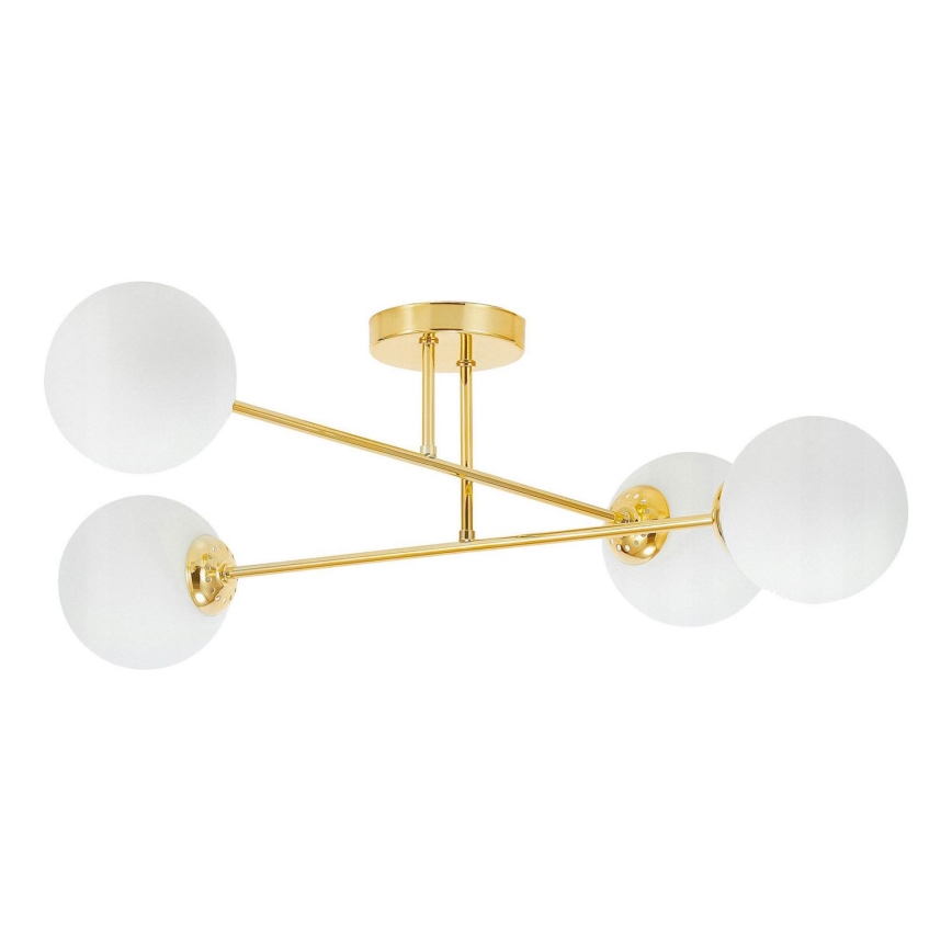 Pendelkrona 4xE27/35W/230V diameter 70 cm guld