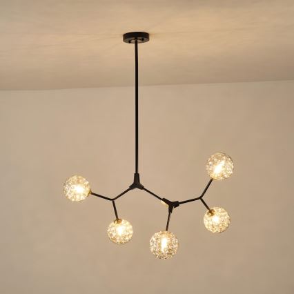 Pendelkrona 5xG9/15W/230V grå