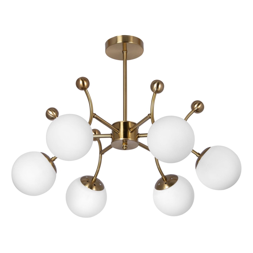 Pendelkrona 6xE27/60W/230V guld