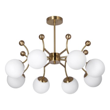 Pendelkrona 8xE27/60W/230V guld