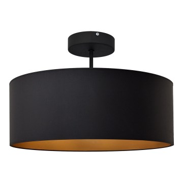 Pendelkrona ALBA 3xE27/15W/230V svart/gyllene