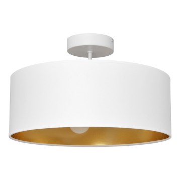 Pendelkrona ALBA 3xE27/15W/230V vit/gyllene