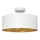 Pendelkrona ALBA 3xE27/15W/230V vit/gyllene