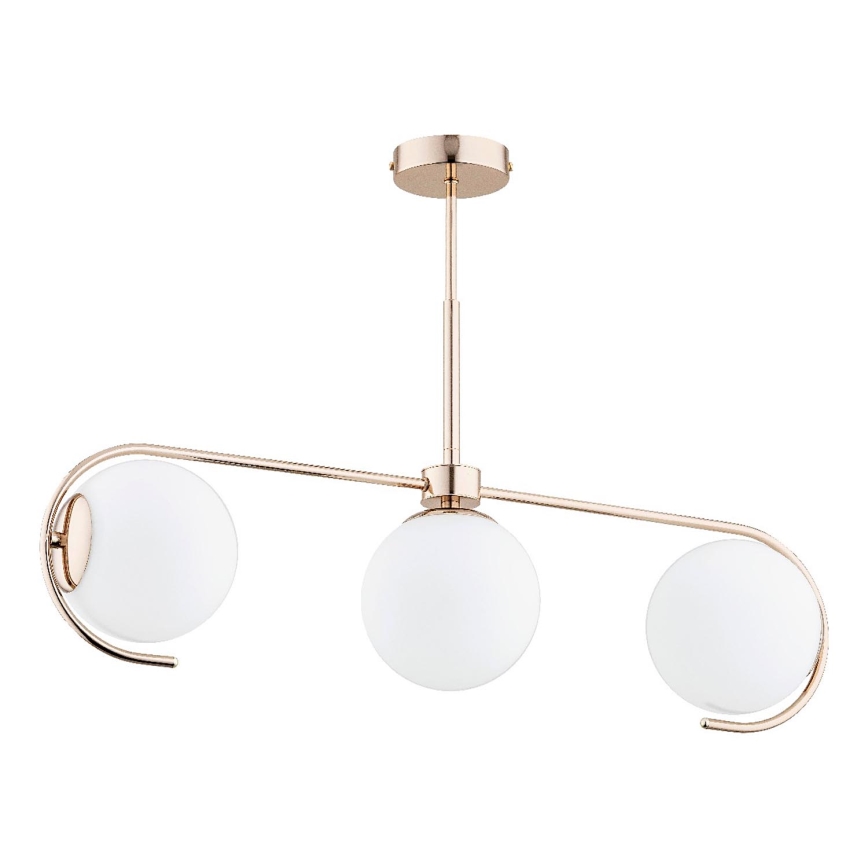 Pendelkrona ASTANA 3xE14/10W/230V guld