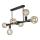Pendelkrona ASTRID 6xE27/60W/230V svart