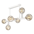 Pendelkrona ASTRID 6xE27/60W/230V vit