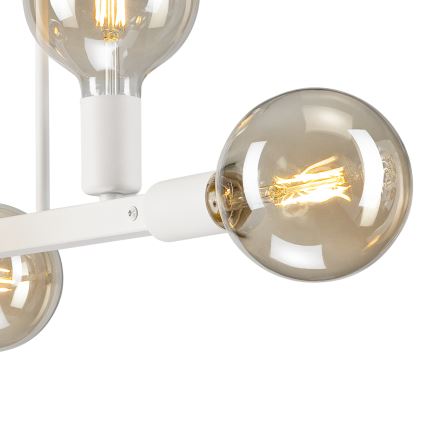 Pendelkrona ASTRID 6xE27/60W/230V vit
