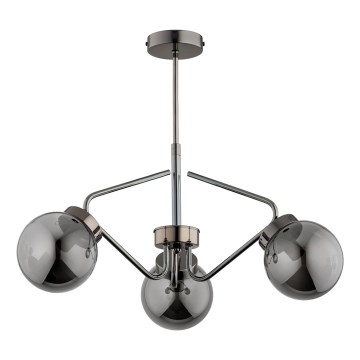 Pendelkrona BARSUM 3xE14/10W/230V grå