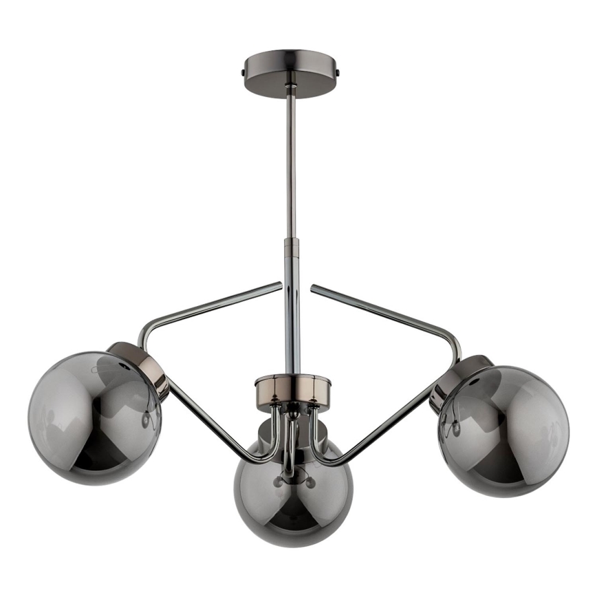 Pendelkrona BARSUM 3xE14/10W/230V grå