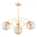 Pendelkrona BARSUM 3xE14/10W/230V guld