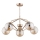 Pendelkrona BARSUM 5xE14/10W/230V guld