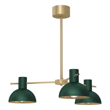Pendelkrona ESTATE MINI 3xE27/15W/230V grön