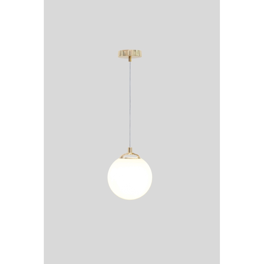 Pendelkrona FIRA 1xE27/60W/230V guld