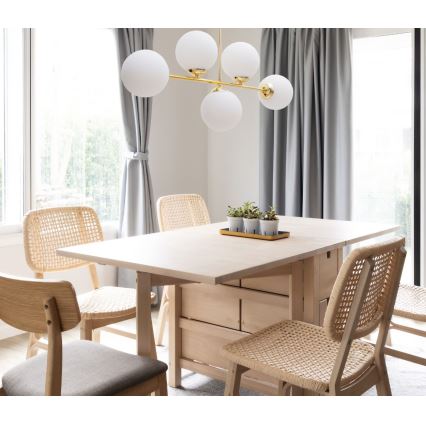 Pendelkrona FIRA 5xE27/60W/230V guld