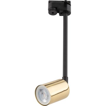 Pendelkrona för 1-fas skensystem TOP 1xGU10/10W/230V guld/svart