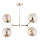 Pendelkrona FOTON  4xE14/40W/230V gyllene/beige