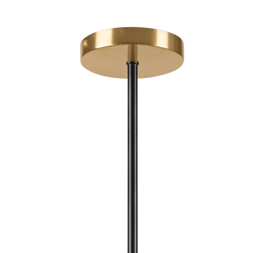 Pendelkrona GEORGIA 7xE14/5W/230V guld/rökig beige
