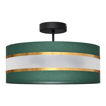Pendelkrona HELEN 3xE27/15W/230V grön/guld