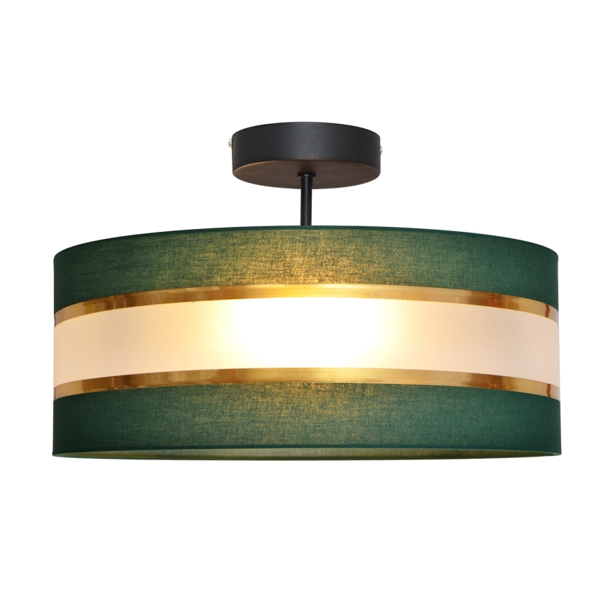 Pendelkrona HELEN 3xE27/15W/230V grön/guld