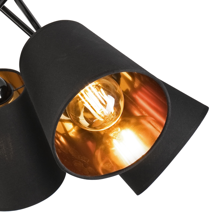 Pendelkrona IRMA 5xE27/60W/230V svart