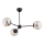 Pendelkrona ITORIS 3xE14/10W/230V svart/guld