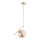 Pendelkrona LIBERTY 1xE14/40W/230V guld/beige