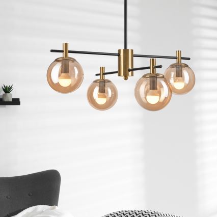 Pendelkrona LILOU 4xE14/5W/230V