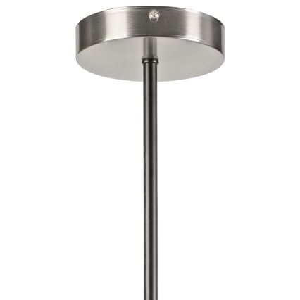 Pendelkrona LILOU 4xE14/5W/230V matt krom/rökig