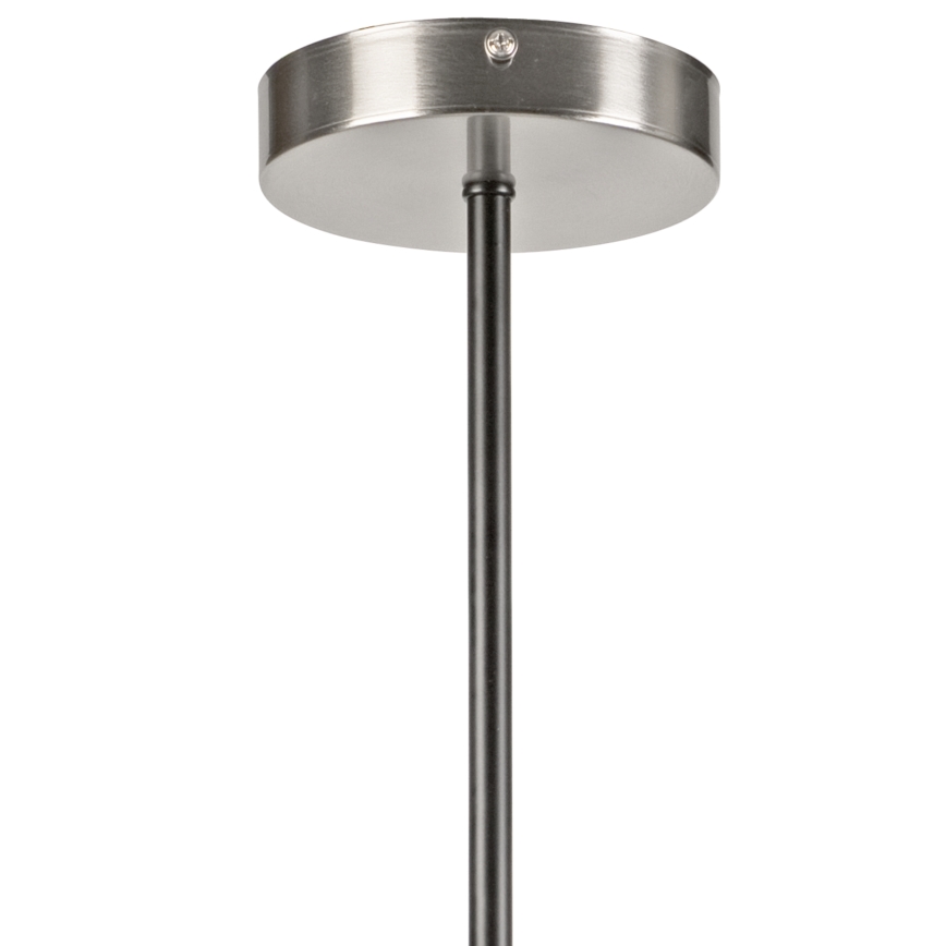 Pendelkrona LILOU 6xE14/5W/230V matt krom/rökig