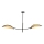 Pendelkrona LOTUS 2xE14/10W/230V svart/beige