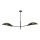 Pendelkrona LOTUS 2xE14/10W/230V svart/guld