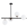 Pendelkrona LURO 4xE14/10W/230V svart