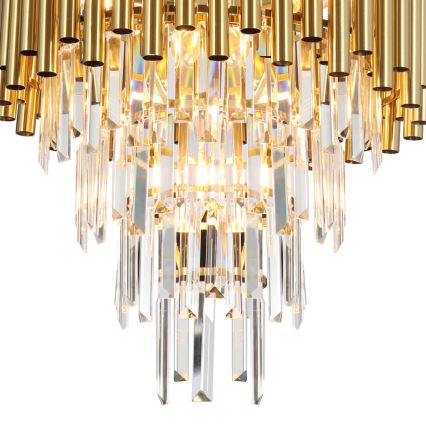 Pendelkrona MADISON 9xE14/40W/230V guld