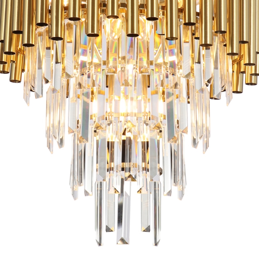 Pendelkrona MADISON 9xE14/40W/230V guld