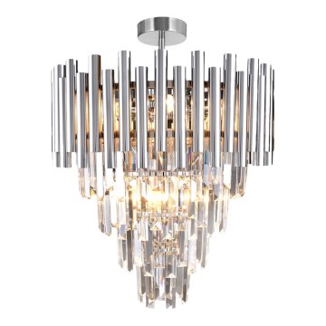 Pendelkrona MADISON 9xE14/40W/230V matt krom
