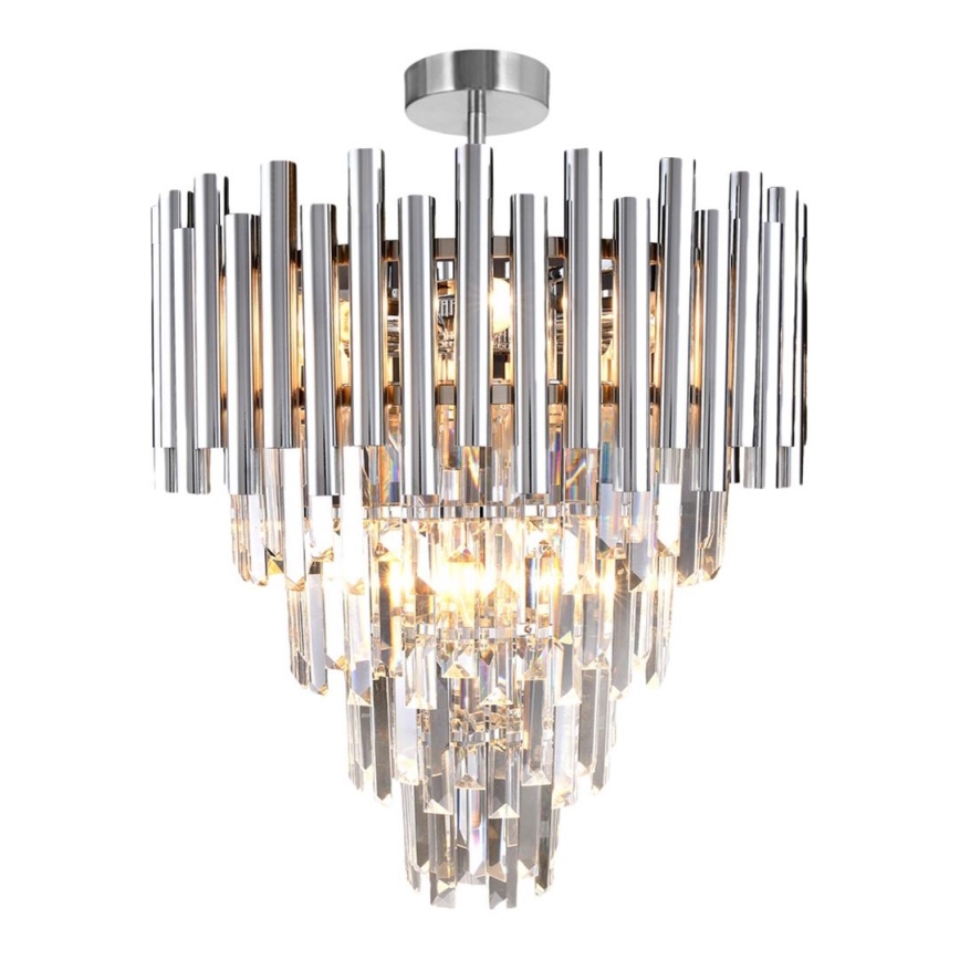 Pendelkrona MADISON 9xE14/40W/230V matt krom
