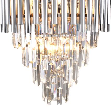 Pendelkrona MADISON 9xE14/40W/230V matt krom